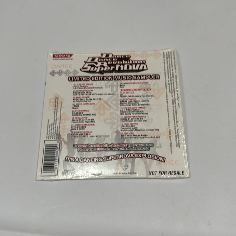 Dance Dance Revolution Super Nova Used Game & Sealed Music CD PlayStation 2 PS2 - Picture 6 of 6